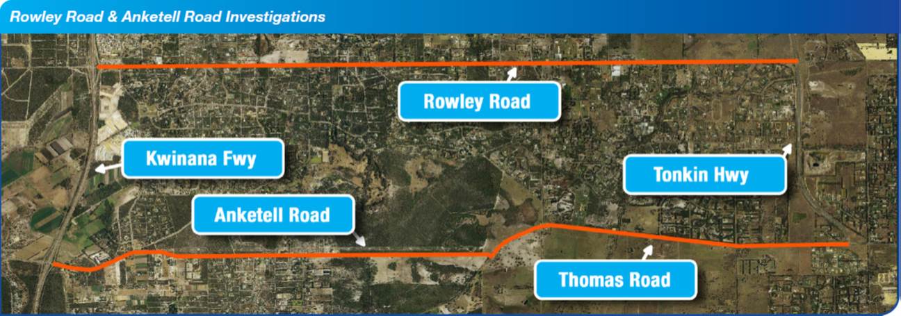 Rowley Road & Anketell Road Investigations Map